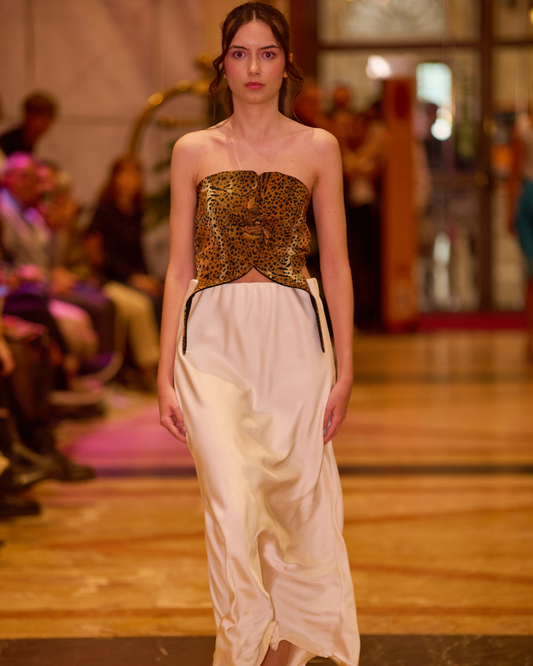 Corset + Falda de Saten
